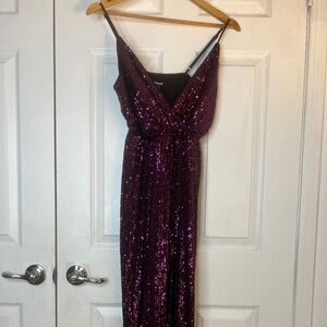 Sequin jump suit